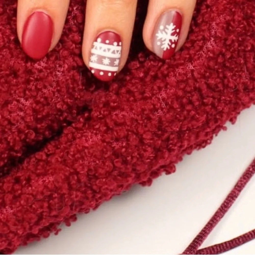 Ipsy Red Fuzzy Glam Pouch Bag